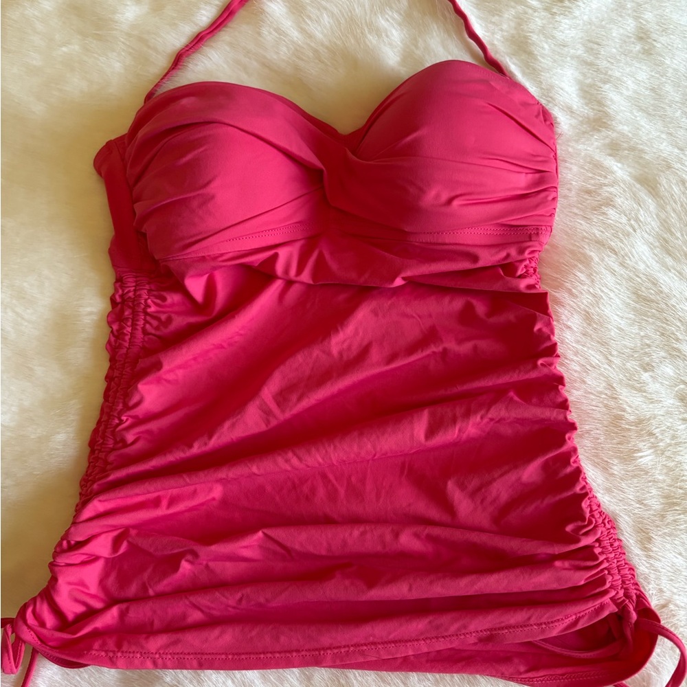 B Darlin Pink Garment with Ruched Detail